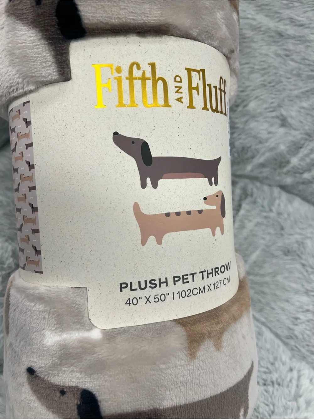 Dachshund Doxie Pet plush blanket